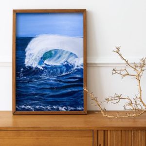 tranh Làn Sóng Cuộn Trào